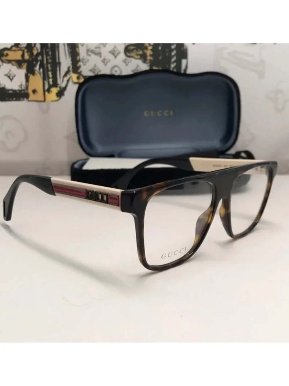 Gucci Tortoiseshell Gucci GG0465O 003 – Havana & Ivory |